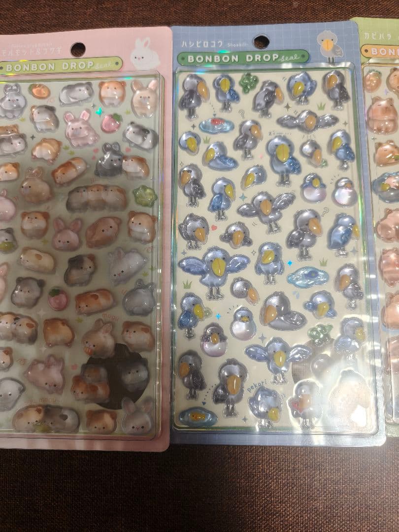 動物 BONBON DROP 5シートセット