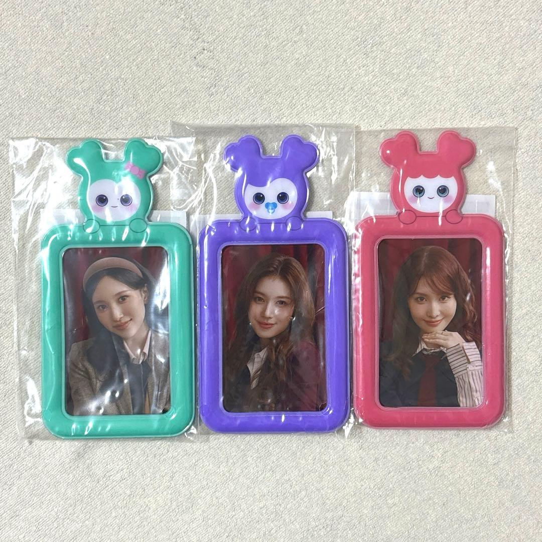 TWICE 国立　フォトカードスタンド　ミナ　サナ　モモ　フォトカード　トレカ