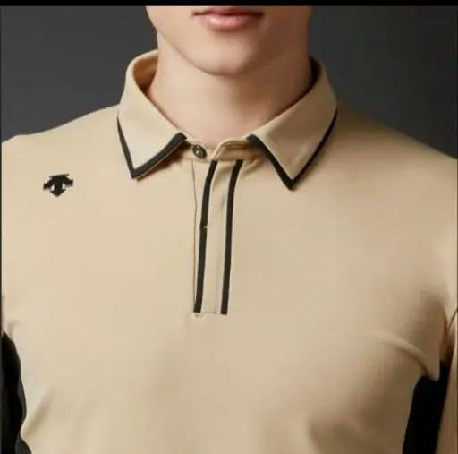 定価19360円　DESCENTE GOLF 　ストレッチ切り替えシャツ