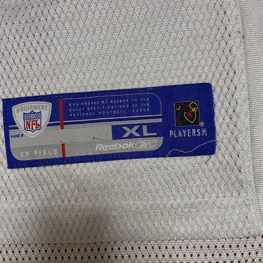リーボック×NFLドルフィンズ刺繍アメフトゲームシャツ 白　XL