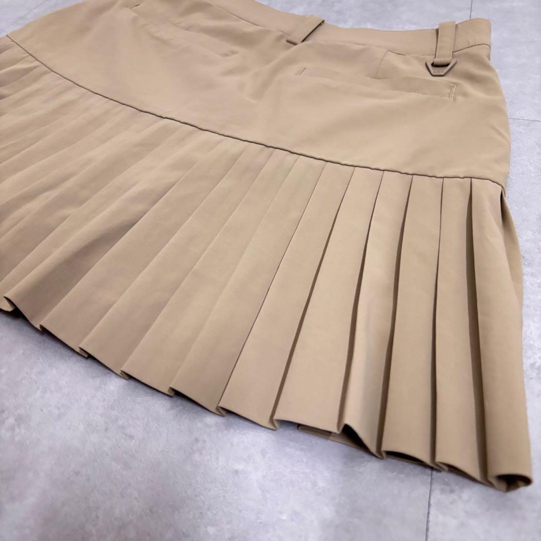 A.P.C.golf 韓国　ゴルフウェア　インナーパンツ　プリーツ　ベージュ　S