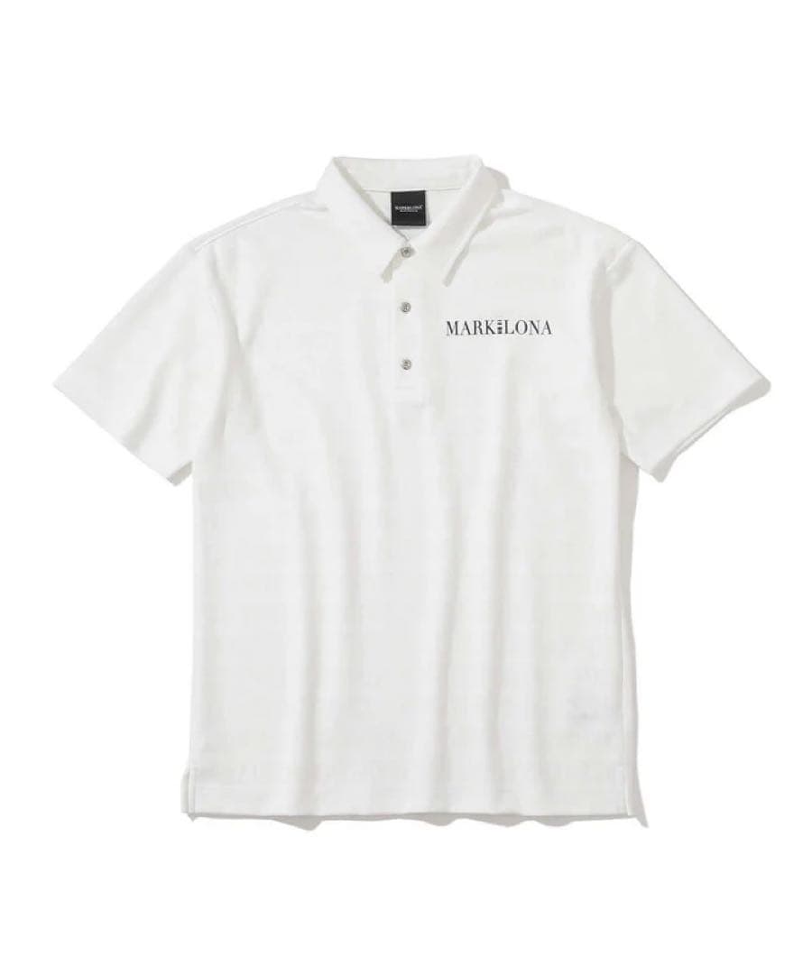 美品 ★ MARK&LONA ポロシャツ CODE 白 マーク&ロナ 正規品