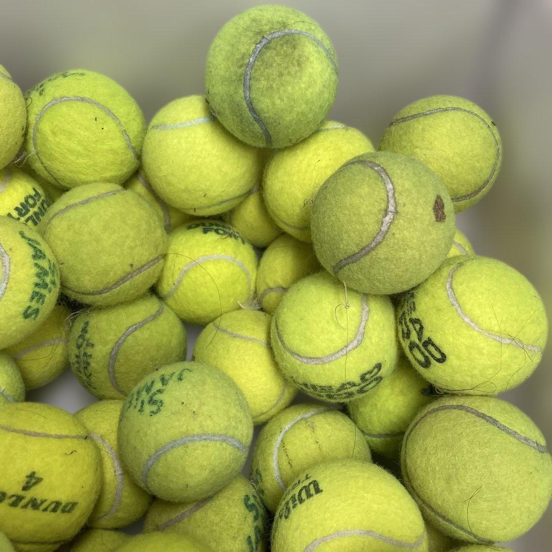 テニスボール まとめ売り 89個セット スポーツ 練習用 アウトドア 小物 格安
