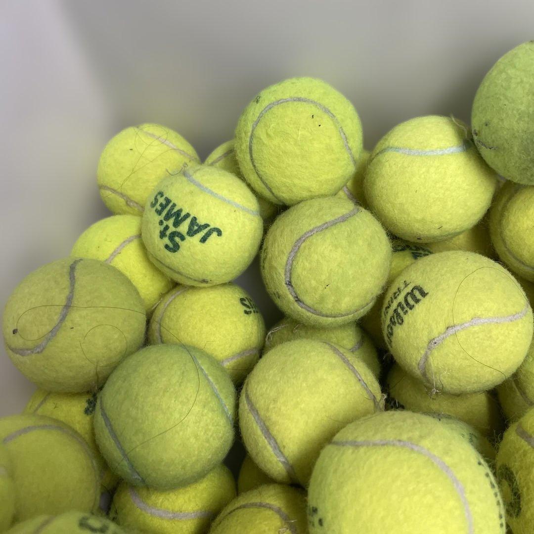 テニスボール まとめ売り 89個セット スポーツ 練習用 アウトドア 小物 格安