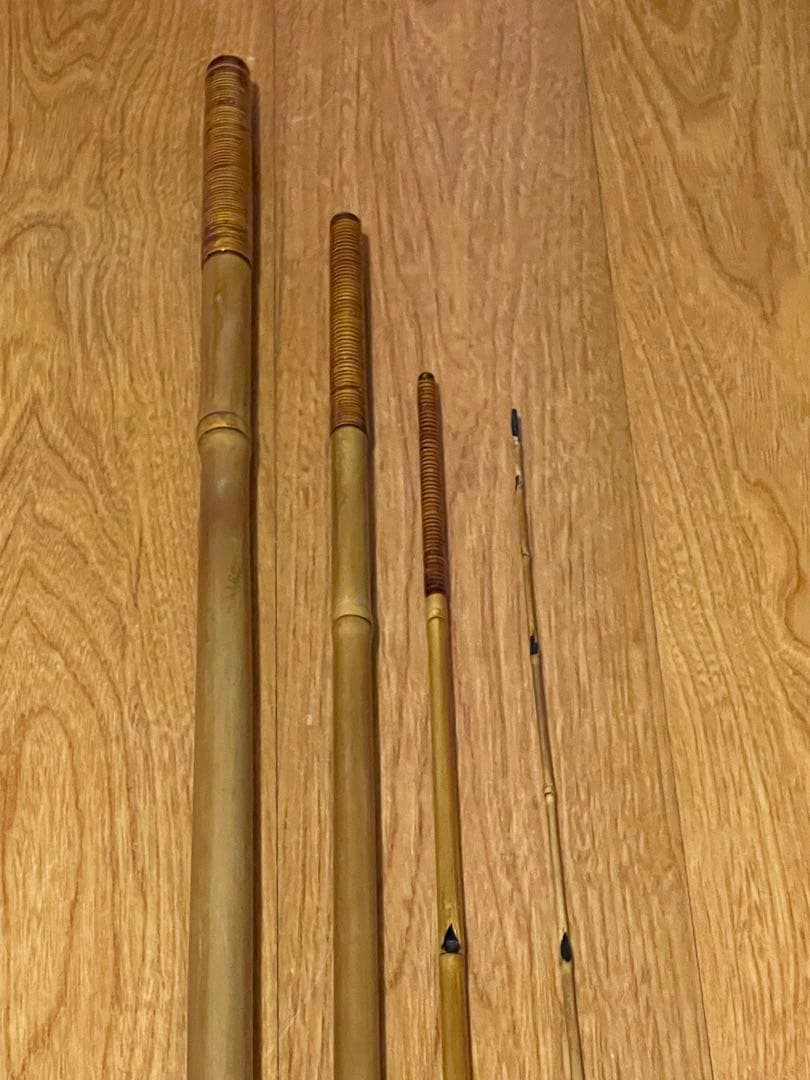 レトロ❗️竹　渓流&谷釣り竿