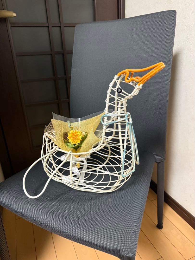 アヒル型玉子入れ　アンティーク