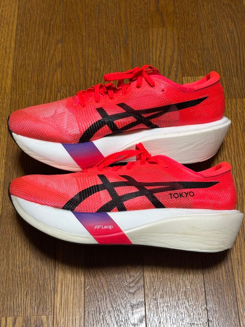 【美品】アシックス メタスピードエッジtokyo 28cm 走行距離44km