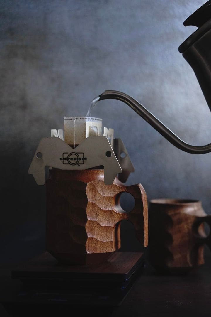 shiromani ポタリス レア　ブラック　未使用品　コーヒードリップ