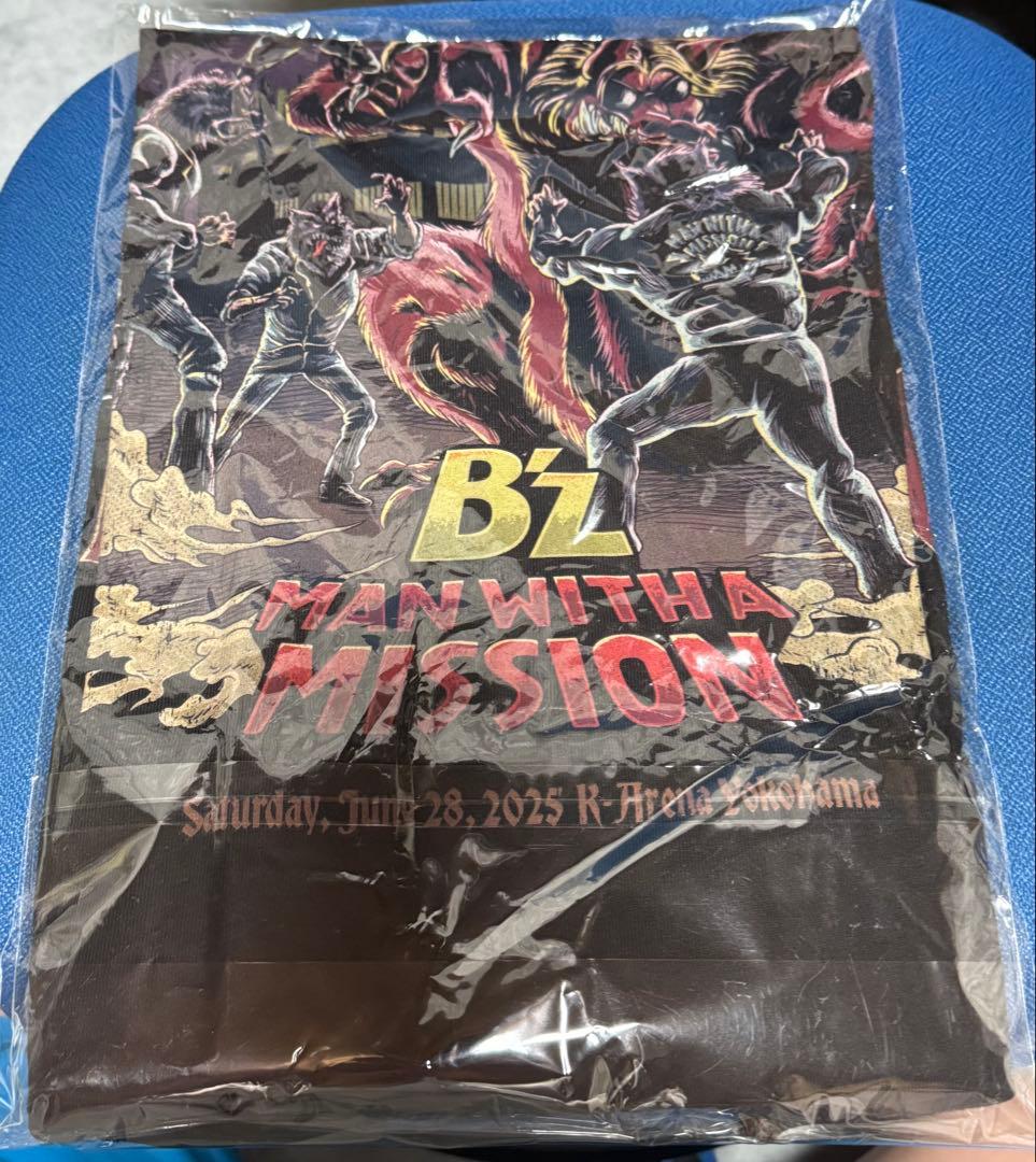 【新品】【XLサイズ】【UNITE2】【B'z✖マンウィズアミッション】Ｔシャツ
