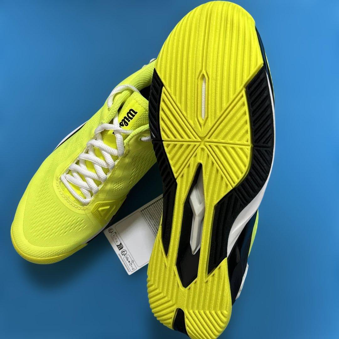 Wilson Rush Pro テニスシューズ イエロー4.0AC 27センチ