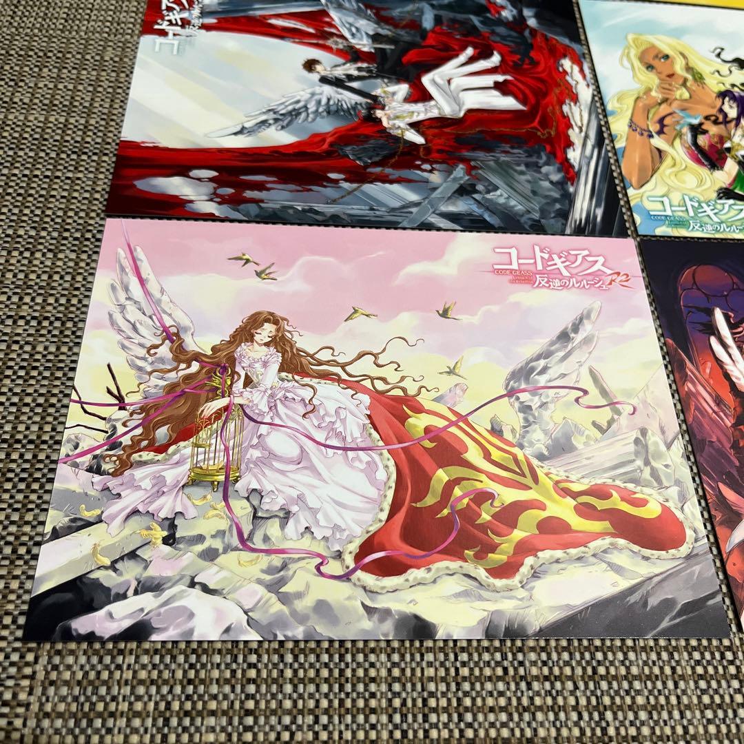 コードギアス　反逆のルルーシュ CLAMP イラストカード　8枚セット　レア