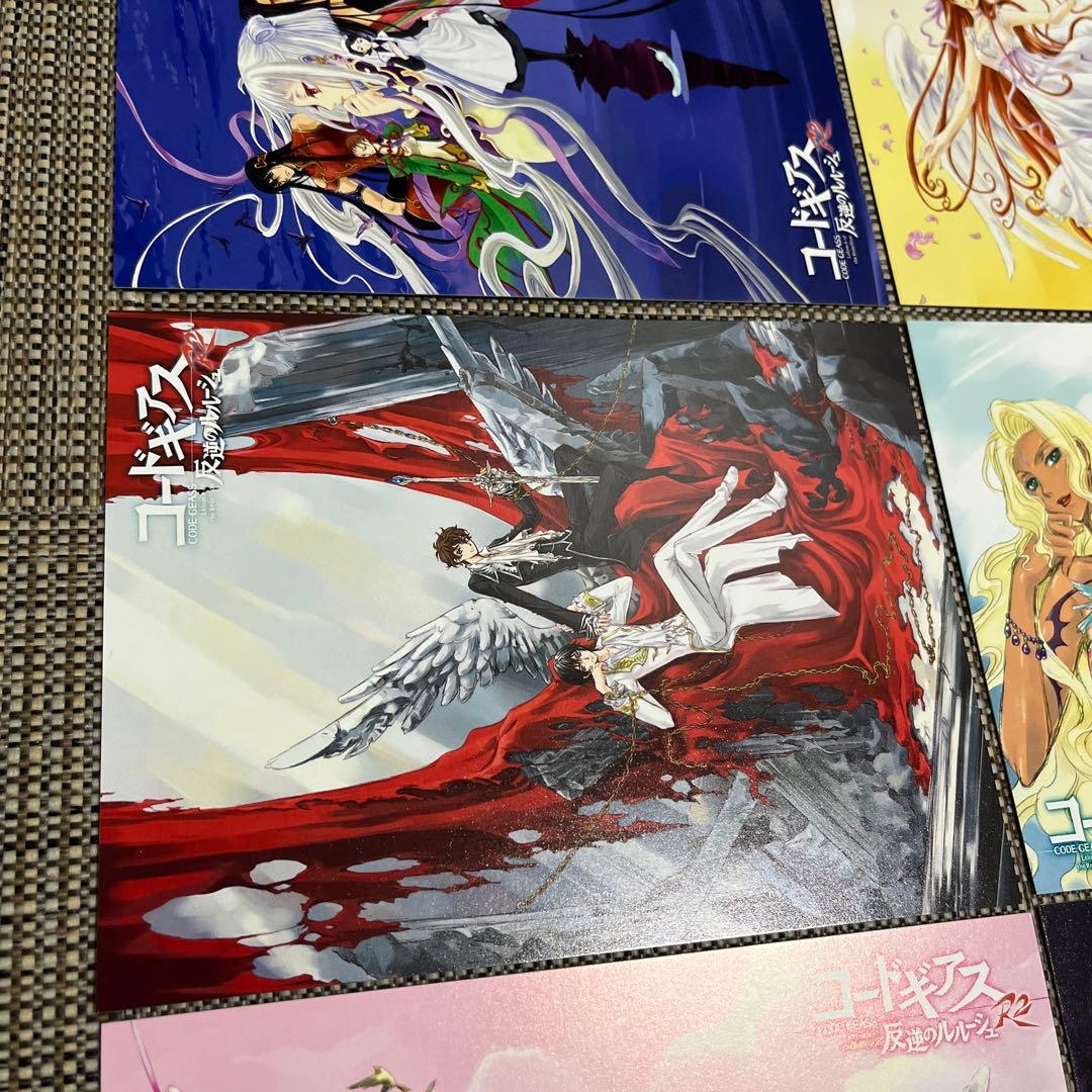 コードギアス　反逆のルルーシュ CLAMP イラストカード　8枚セット　レア