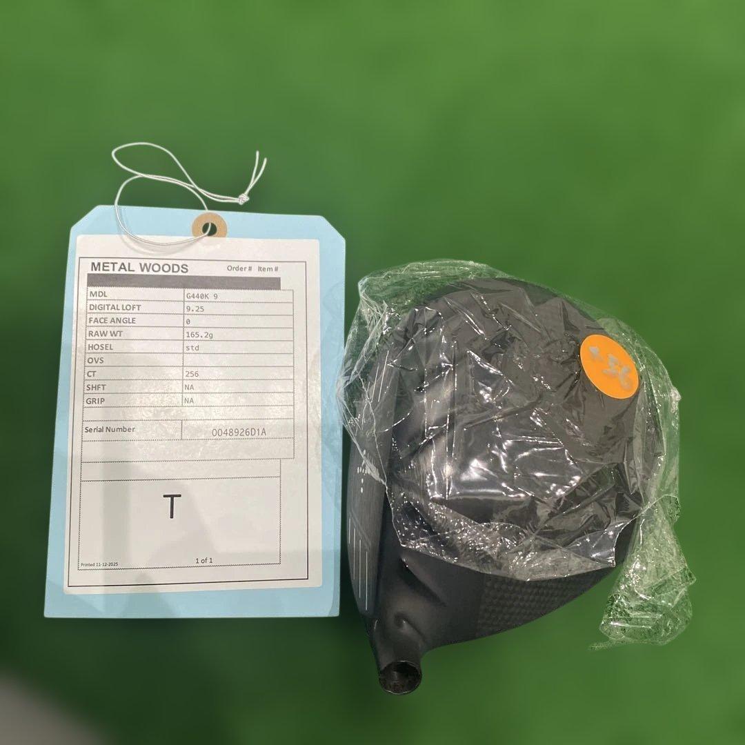 CT256ツアー支給品 PINGG440K9度 リアル9.2TOUR ISSUE