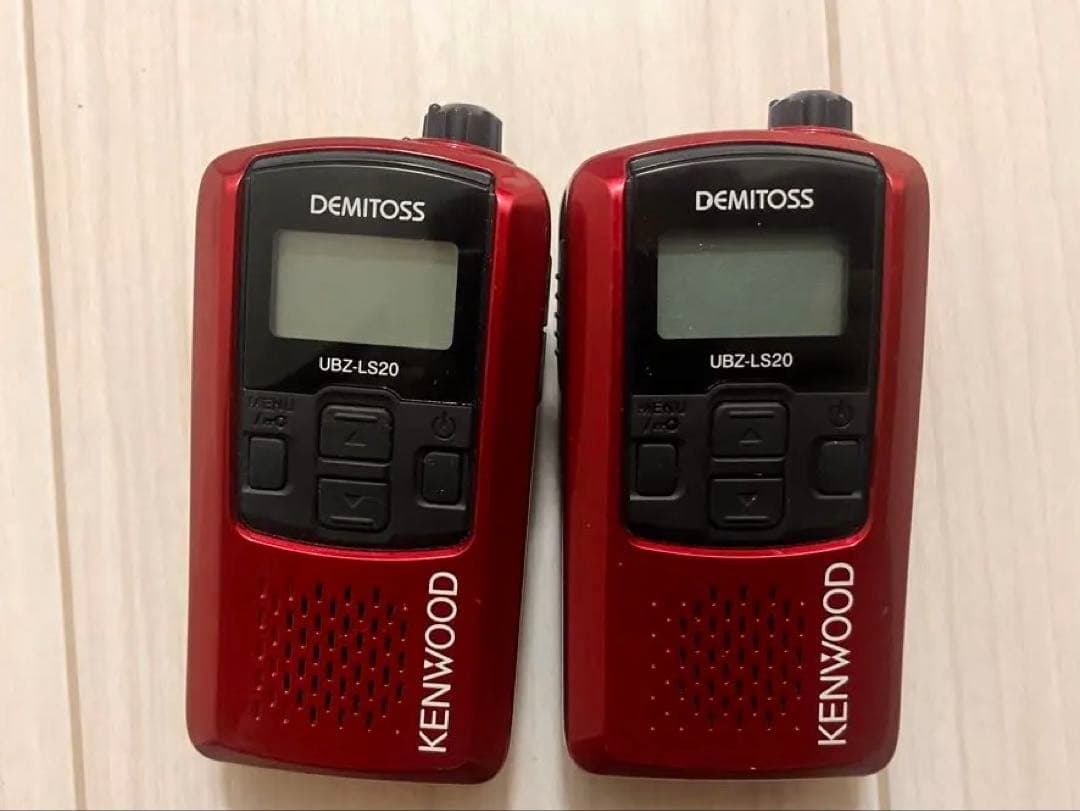 （使用時間5時間）KENWOOD UBZ-LS20 トランシーバー 2台セット