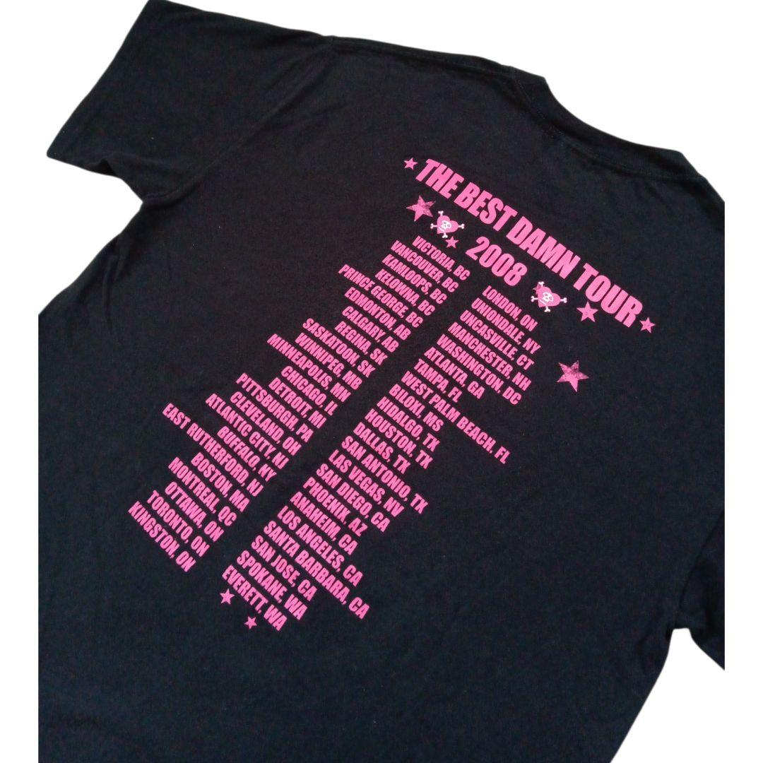 2008年製 アブリル ラヴィーン 北米ツアー Tシャツ Mサイズ