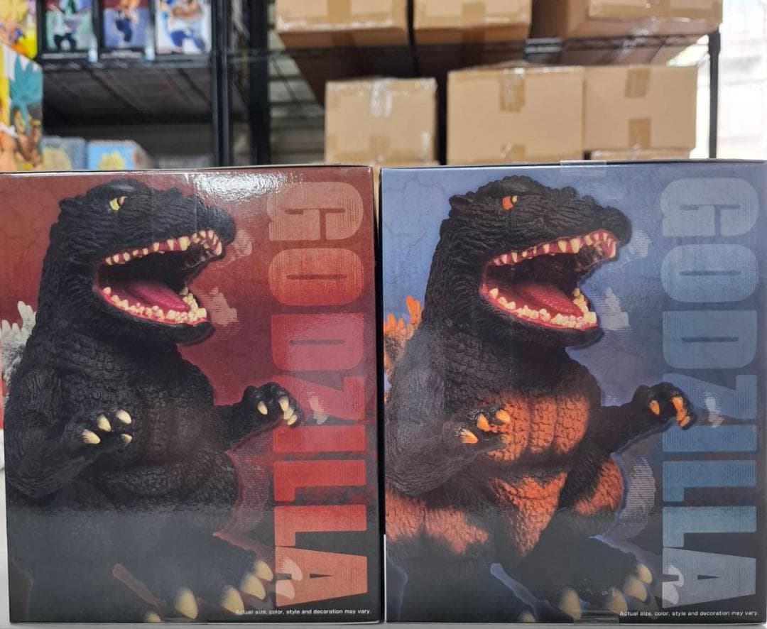⭐新品⭐東宝怪獣 ゴジラ・バーニングゴジラ 鎮座獣 1995 セット 0016