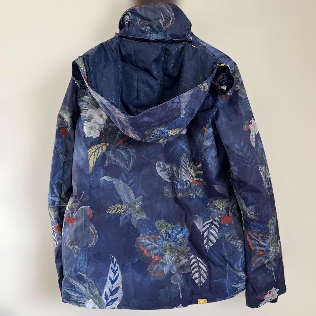 ROXY ネイビー 花柄 スノーボードウェア　2点セット