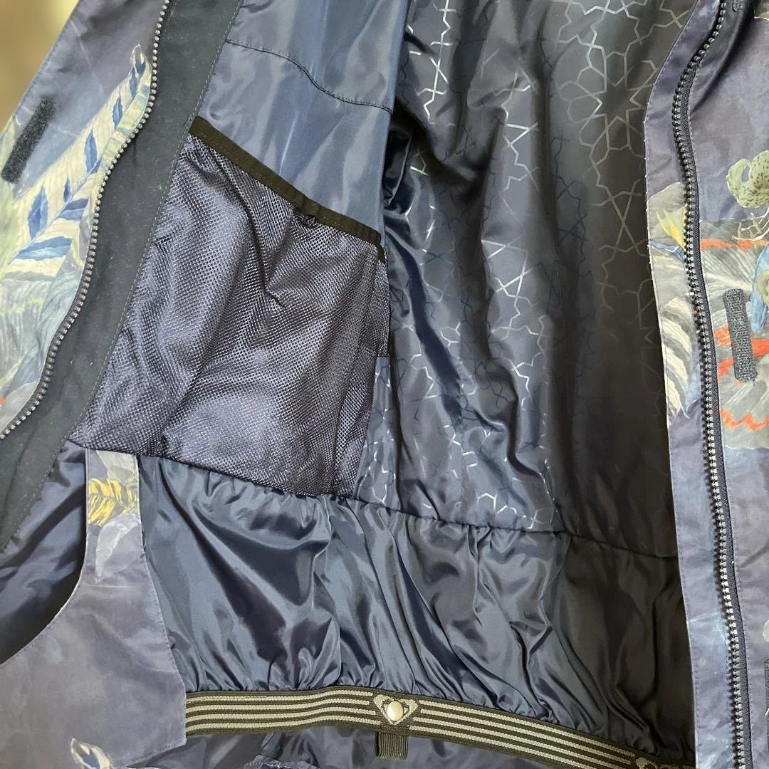 ROXY ネイビー 花柄 スノーボードウェア　2点セット