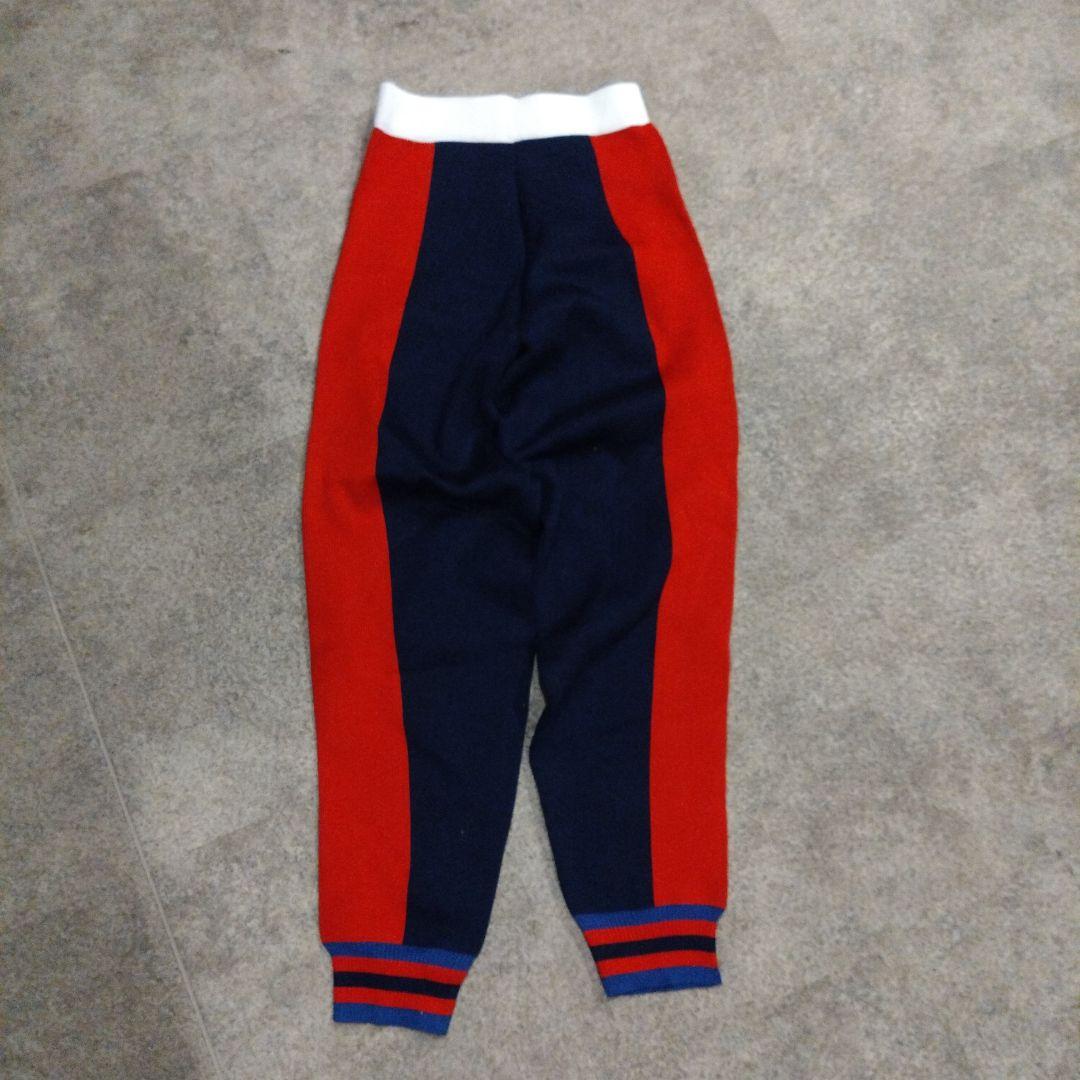 新品❤未使用 ジャージ 赤 Ｓサイズ ネイビー ニット パンツ ゴム 小さめ