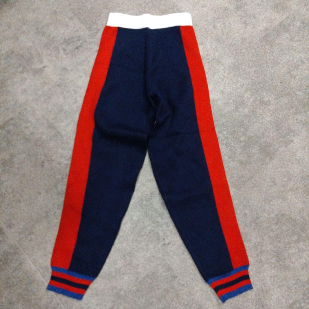 新品❤未使用 ジャージ 赤 Ｓサイズ ネイビー ニット パンツ ゴム 小さめ