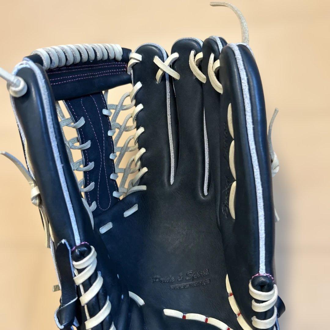 ZETT 硬式　野球グローブ 右投げ ブラック