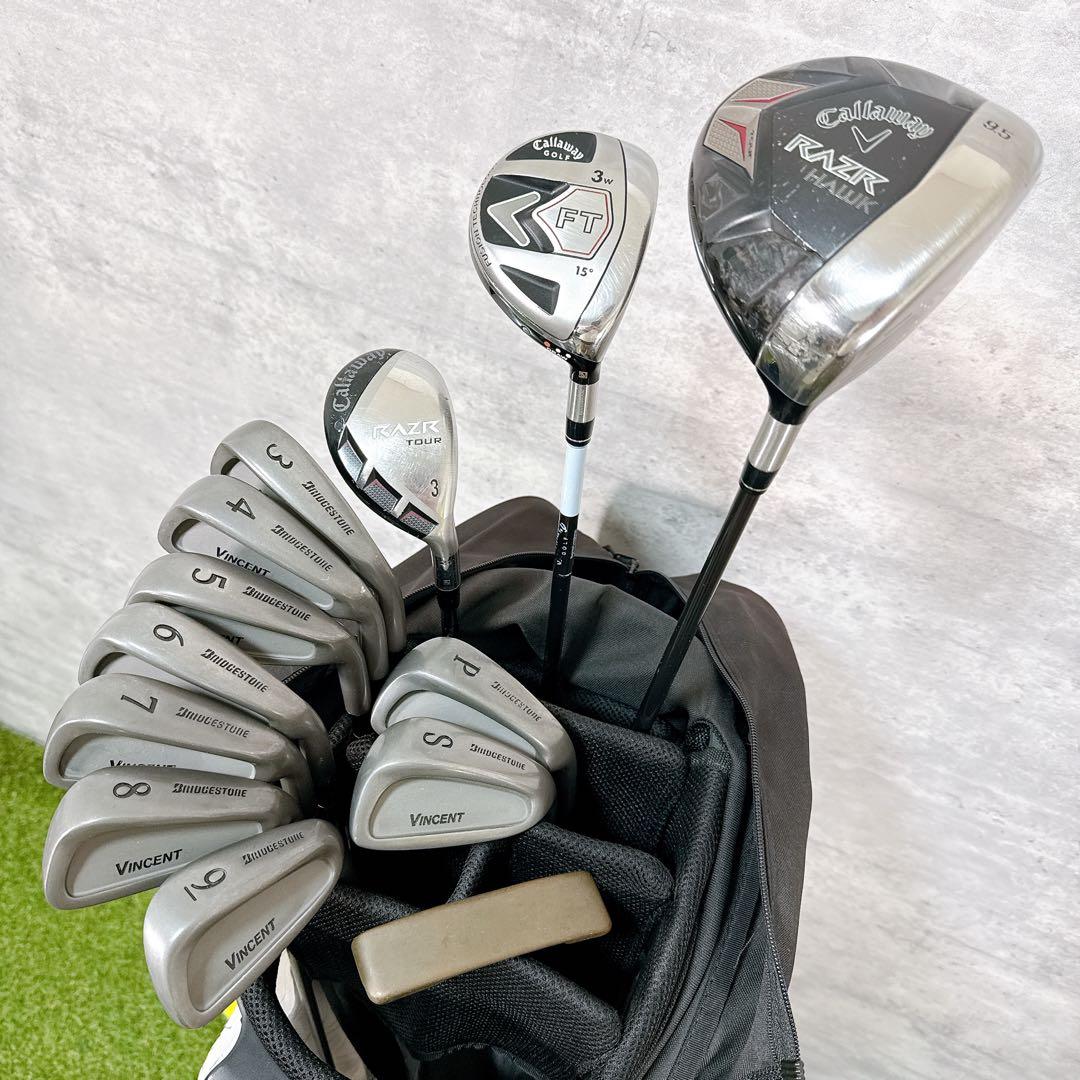 Callaway メンズゴルフクラブセット フルセット 初心者 【K554】