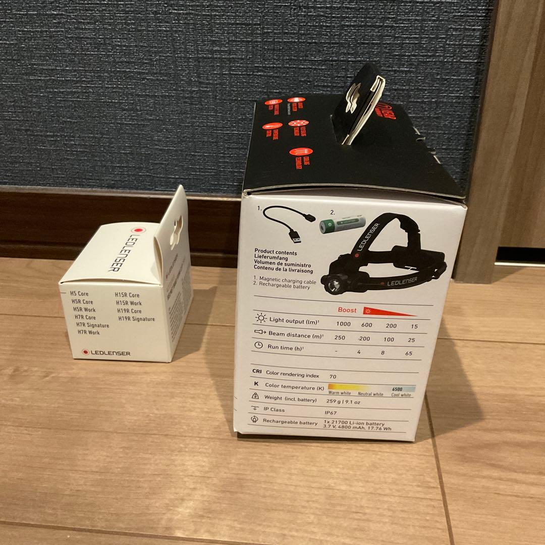 LEDLENSER H7R CORE ヘッドランプ 1000ルーメン