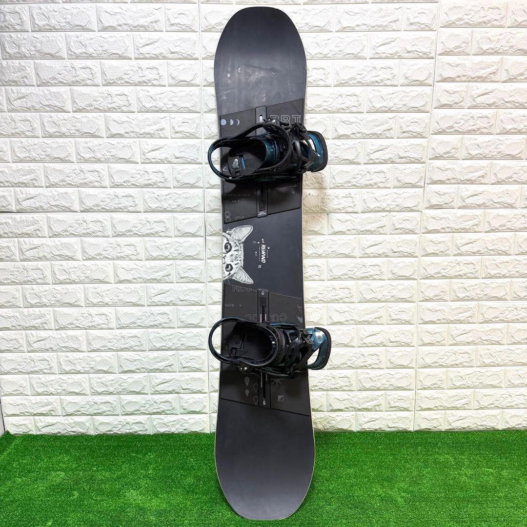 美品　Burton Rewind 146 すぐ使える　ビンディング付　グラトリ