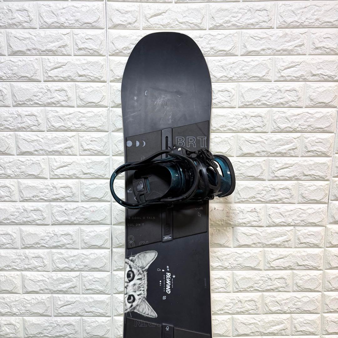 美品　Burton Rewind 146 すぐ使える　ビンディング付　グラトリ