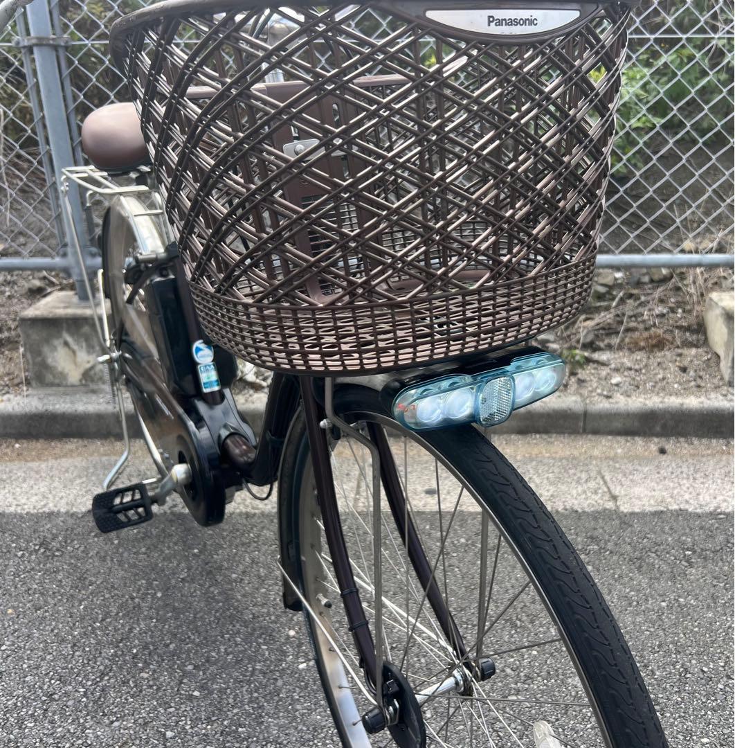 Panasonic新基準電動アシスト自転車程度の良いバッテリー付き関東圏配送可能