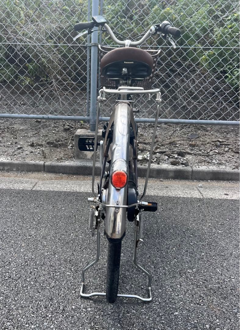 Panasonic新基準電動アシスト自転車程度の良いバッテリー付き関東圏配送可能