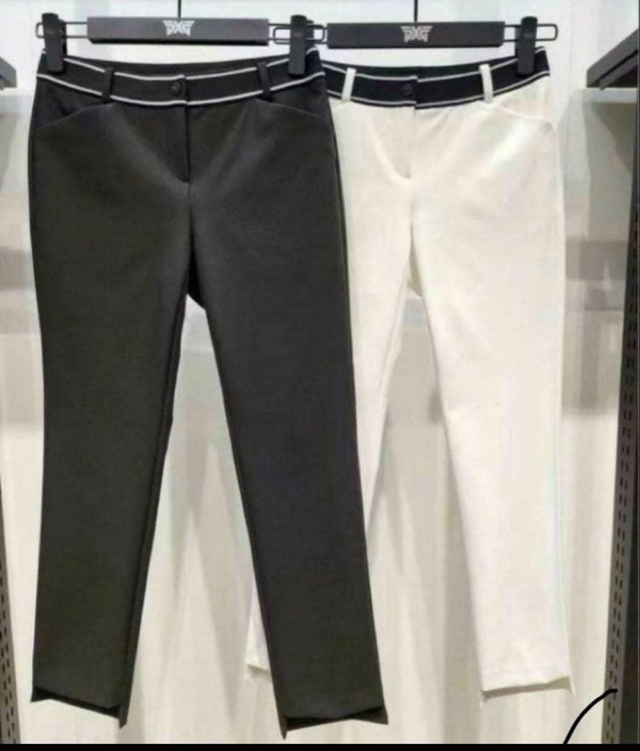レディース ストレッチパンツ 黒 PXG