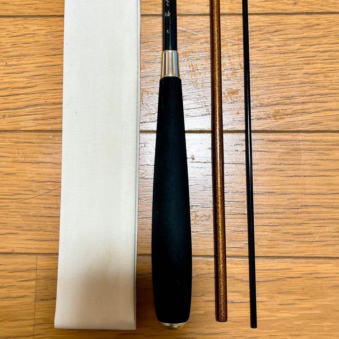 美品　がまかつ がまへら 紬 9尺　竿