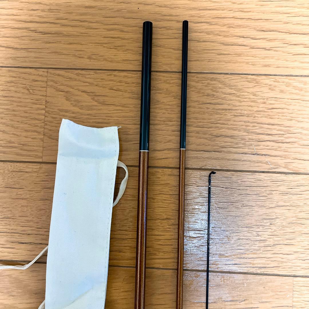 美品　がまかつ がまへら 紬 9尺　竿