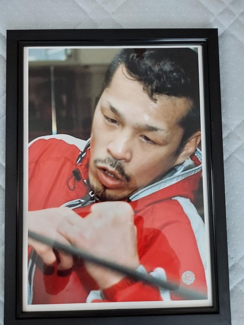 辰吉丈一郎　写真パネル+拳闘王のセット　希望者おまけ有
