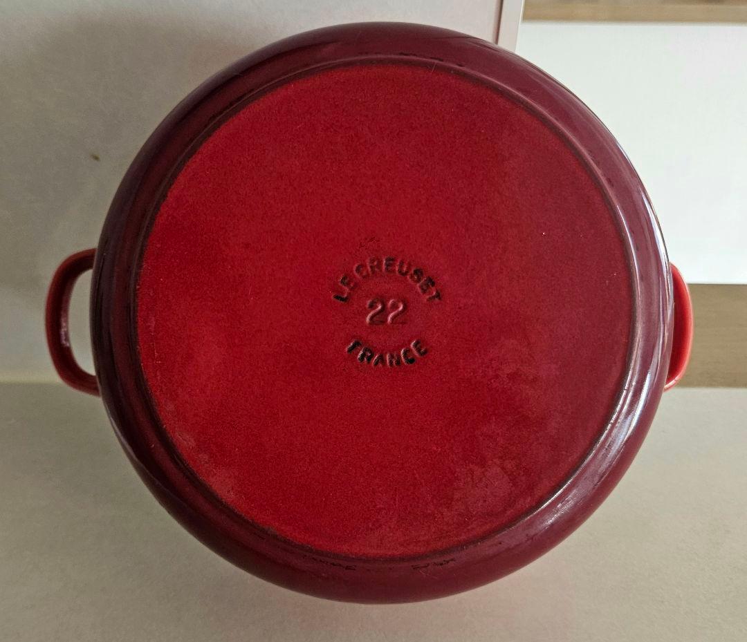 k*a様 LE CREUSET レッド 両手鍋
