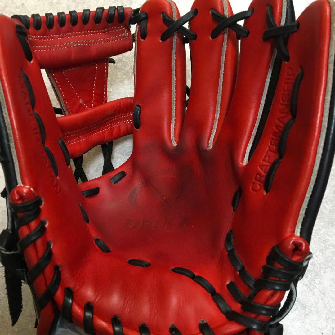 デルタグローブ 一般 大人用 内野 野球 グローブ グラブ 良品 状態良好品