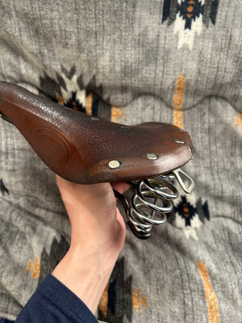 BROOKS B67 ブラウンレザーサドル スプリング付き