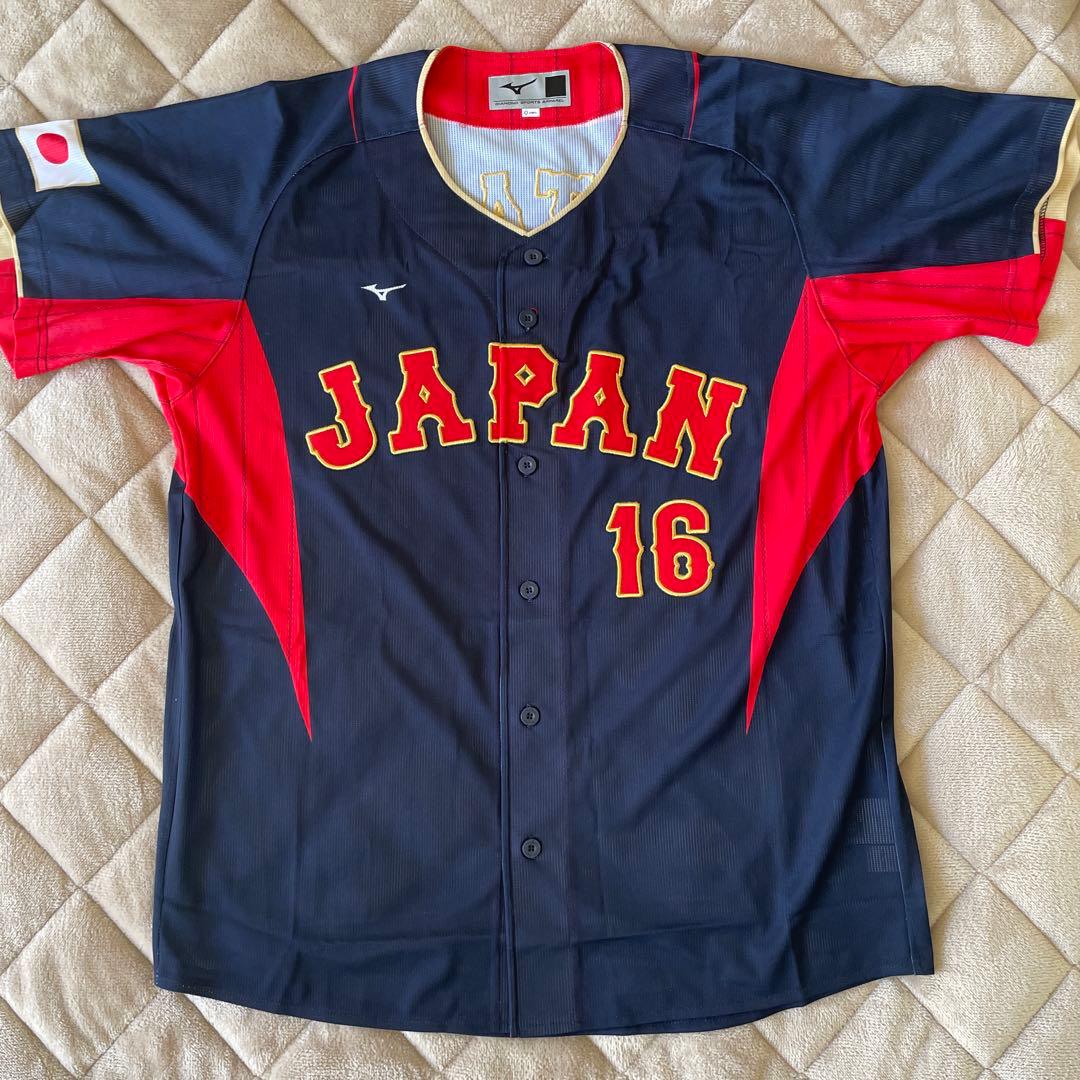 WBC 侍ジャパン 大谷翔平 レプリカユニフォーム（刺繍）Oサイズ　ビジター
