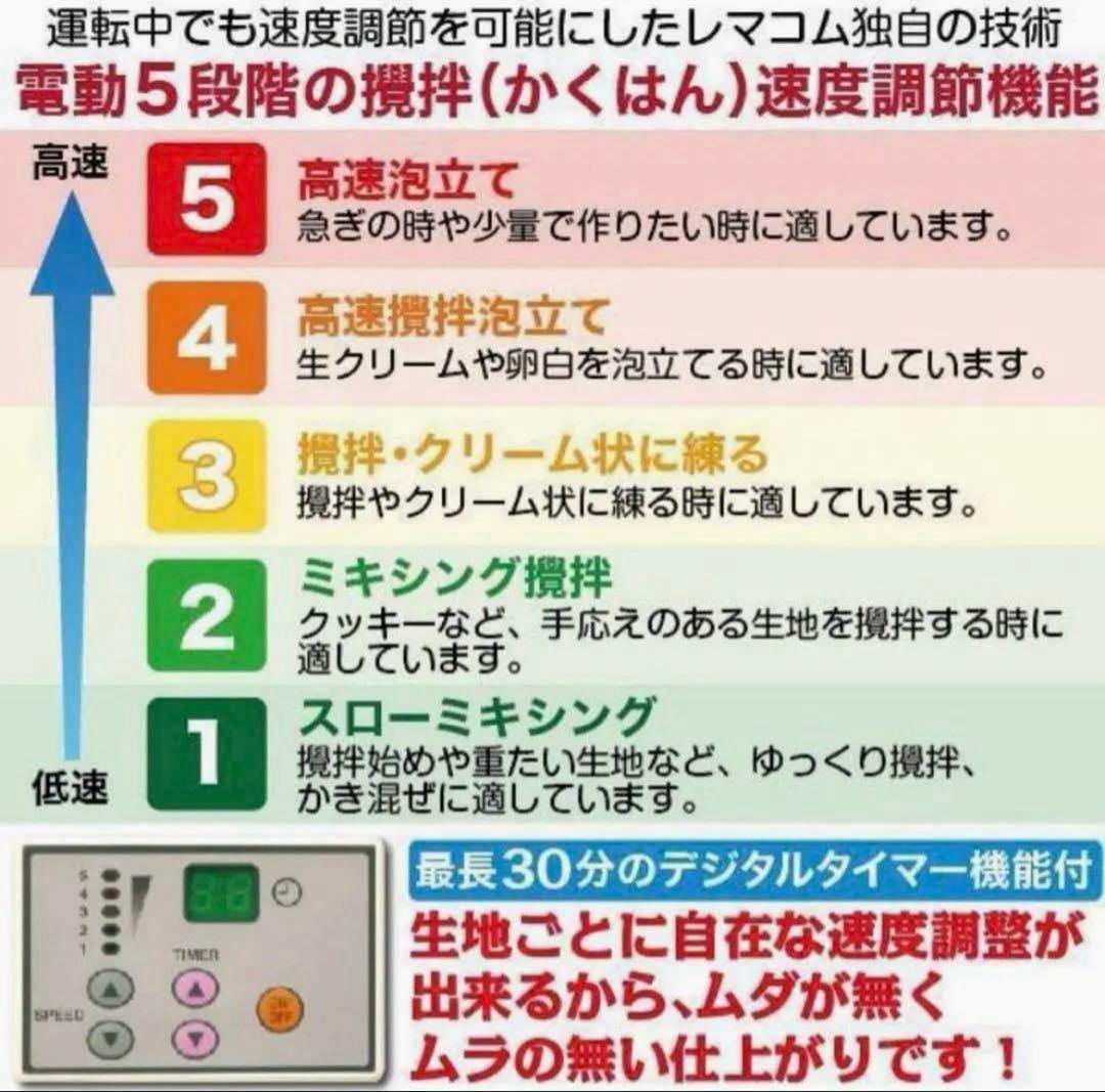 【動作確認済】 業務用レマコム 卓上型ミキサー GM-10A 厨房機器 業務用