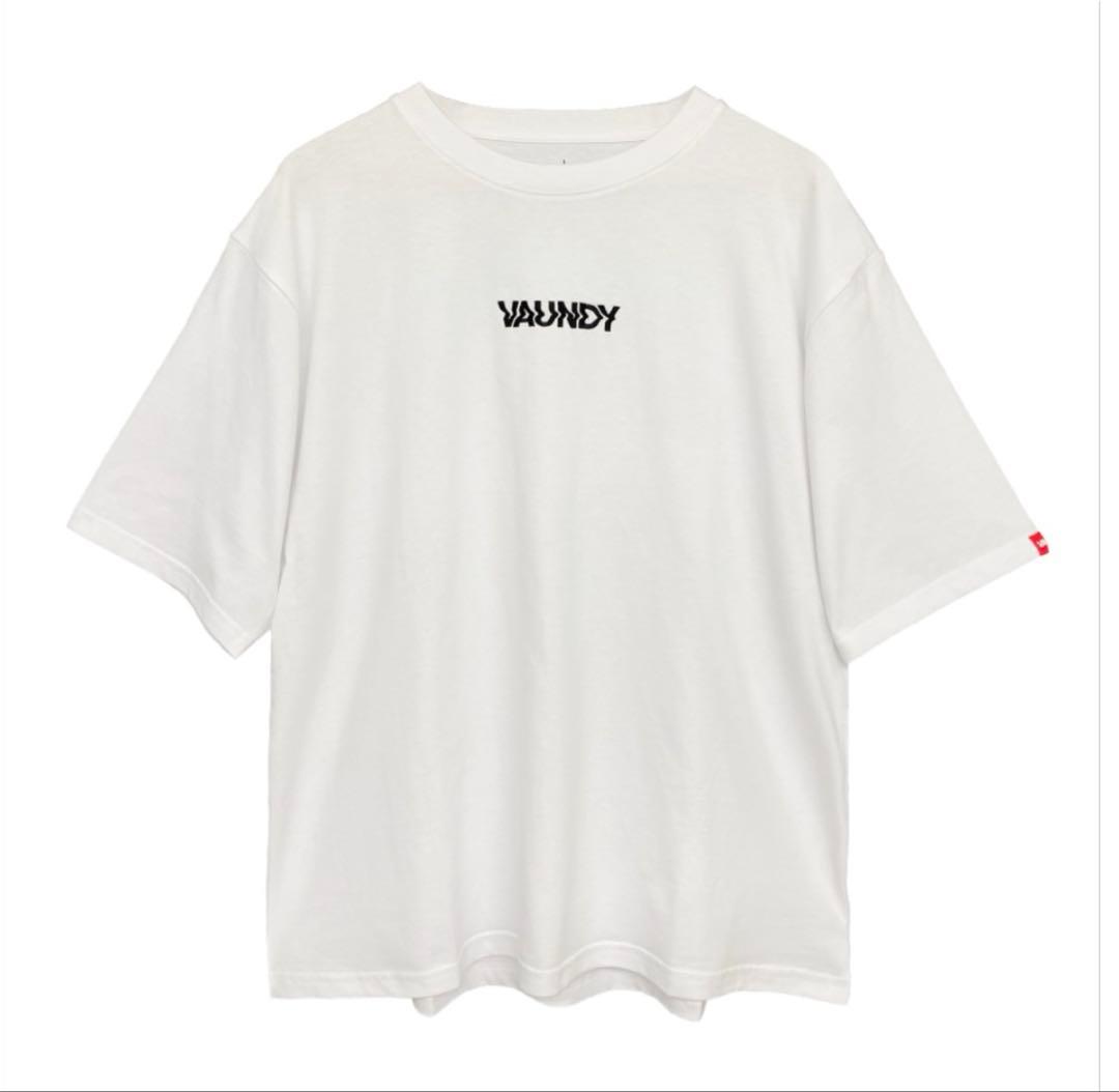 VAUNDY ロゴTシャツ ホワイト