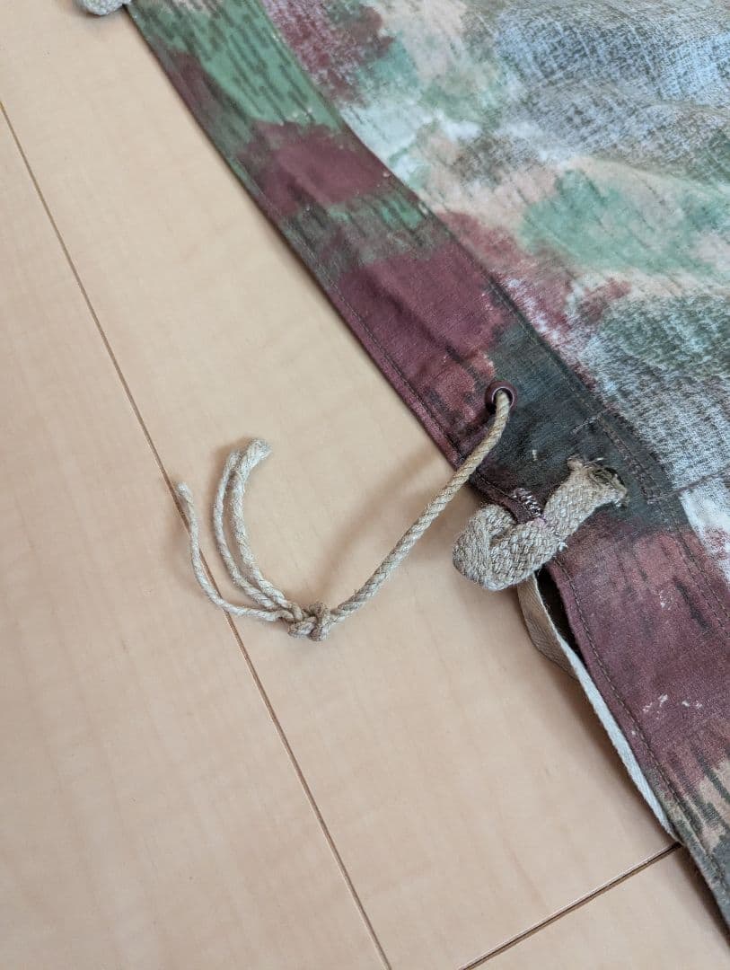[チェコ軍] 軍幕 チェコスロバキア軍 50s テント キャンプ 実物 タープ