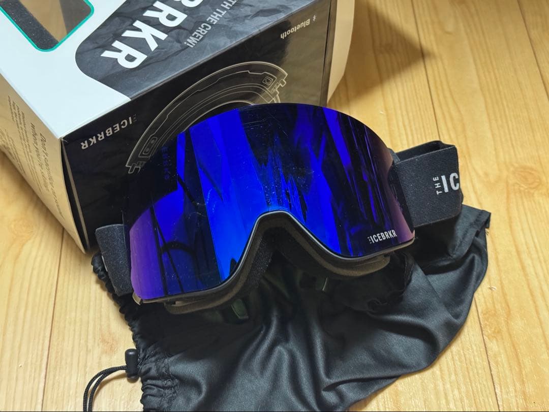 ICEBRKR スノーゴーグル 2点セット （ブルーレンズ・イエローレンズ）