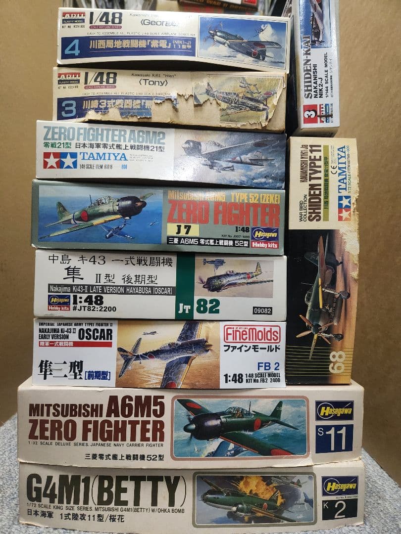 ト*ー様 日本陸海軍 戦闘機プラモデルセット 別売パーツ付き