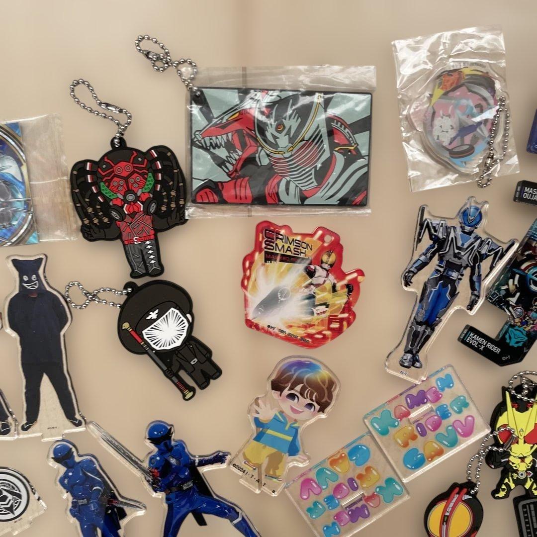 仮面ライダー　グッズまとめ売り　アクリルスタンド　アクリルキーホルダー　ラバマス