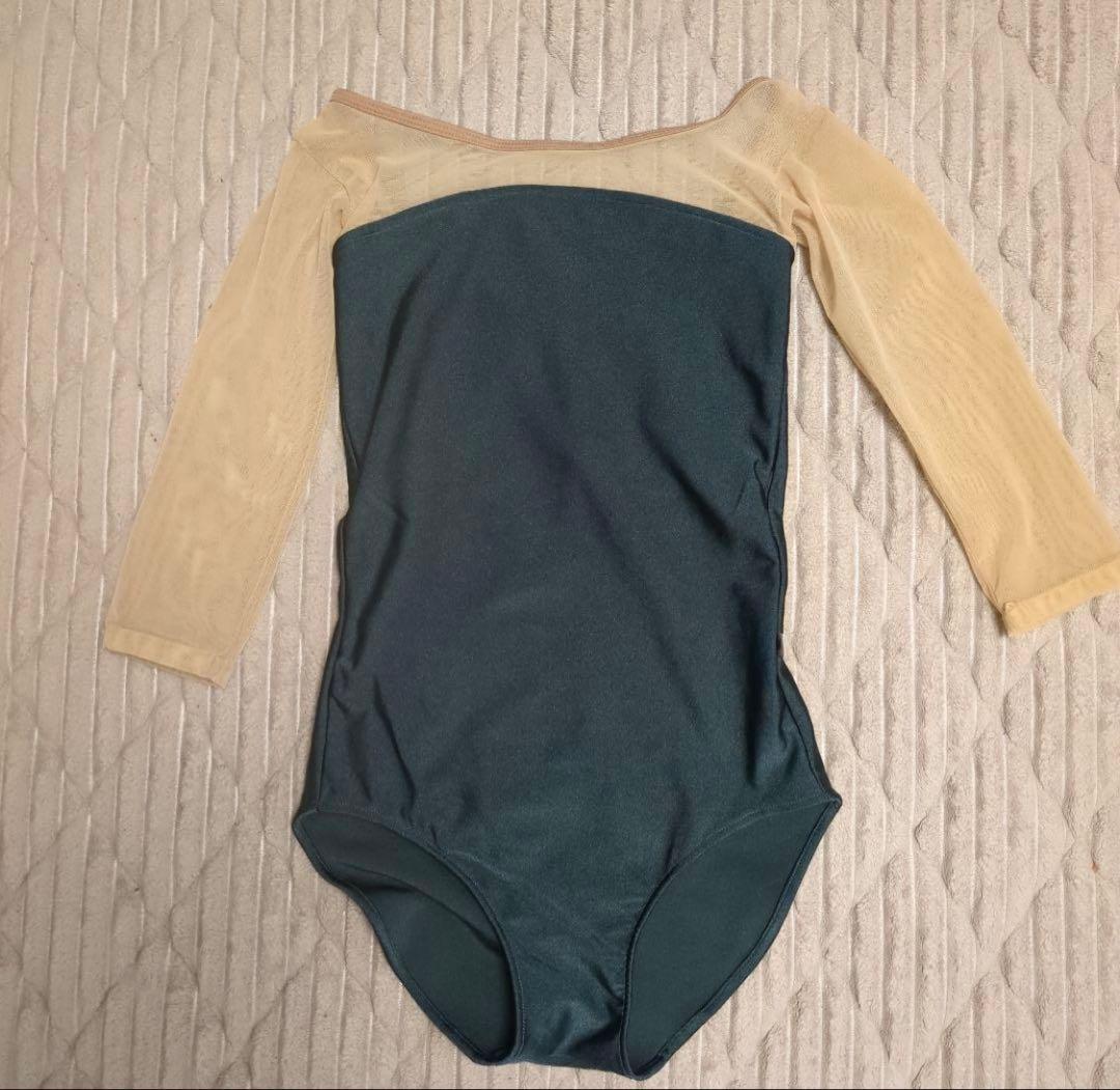 unoa Bitter green Demi plie sleeve MLサイズ