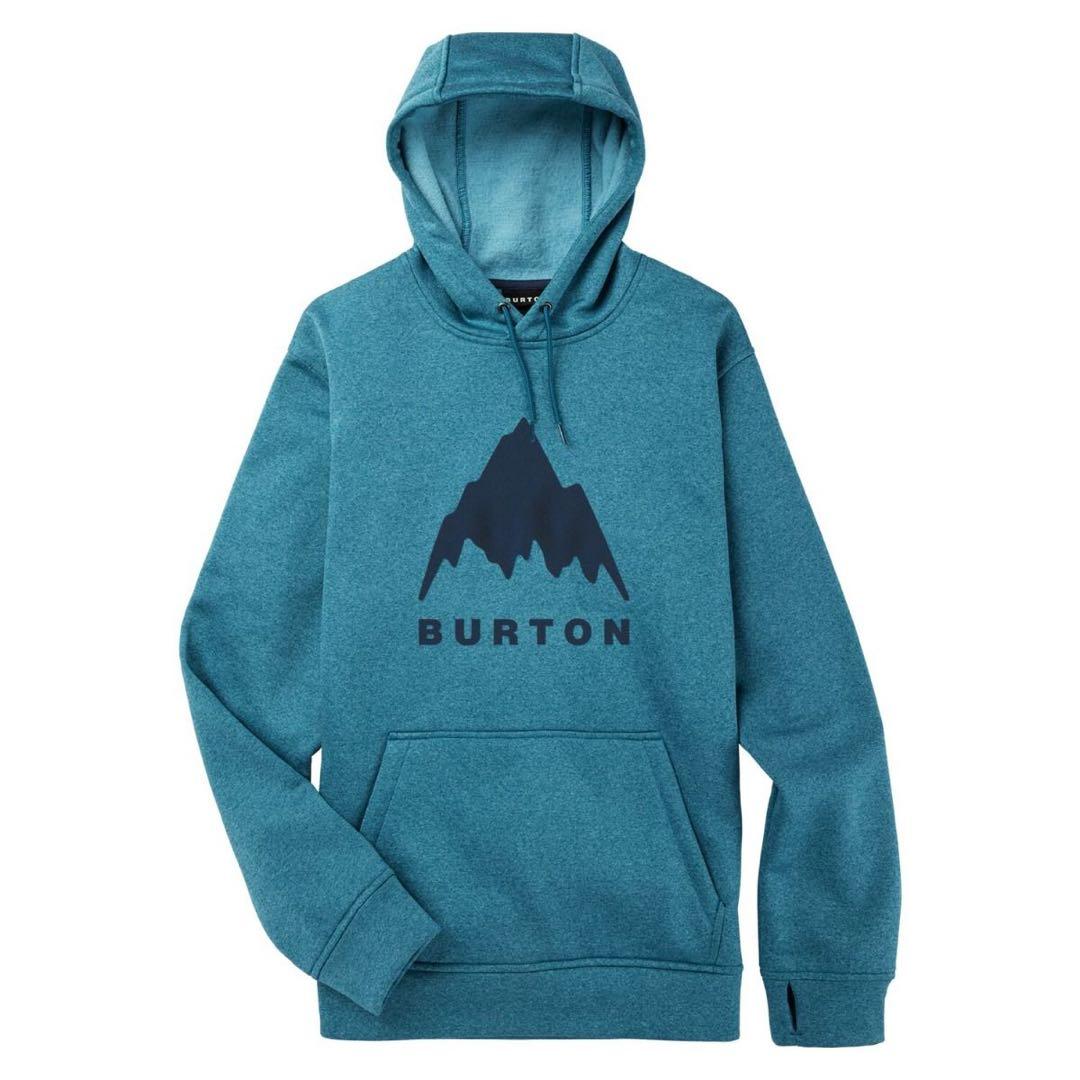 Burton ターコイズ フード付きスウェット