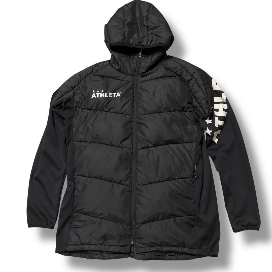 ATHLETA アスレタ 中綿 ダウンジャケット O（XL）ブラック