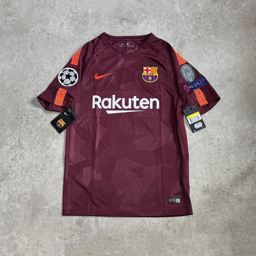 【新品】バルセロナ 17/18 #10 メッシ ユニフォーム CL
