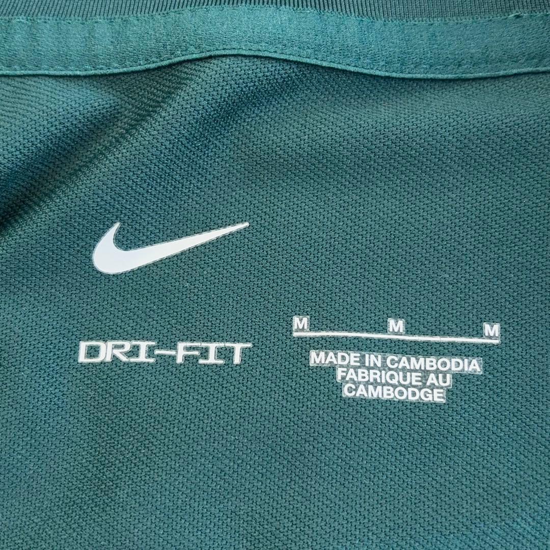 美品【NIKE】リバプール 21/22公式 ハーフジップ サッカーウェア 緑 M